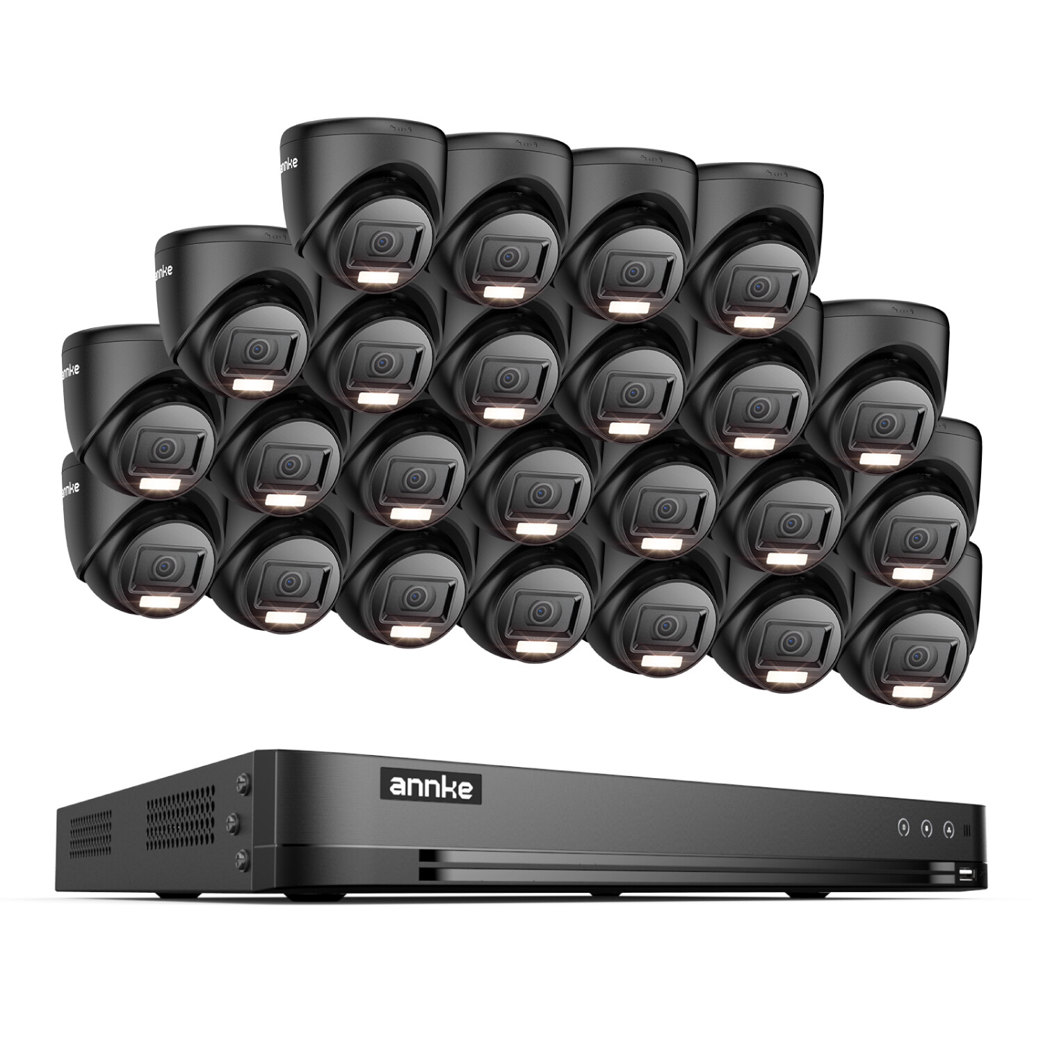 ANNKE 32CH 5MP DVR 1080P CCTV Security Camera System Outdoor Color Night Vision