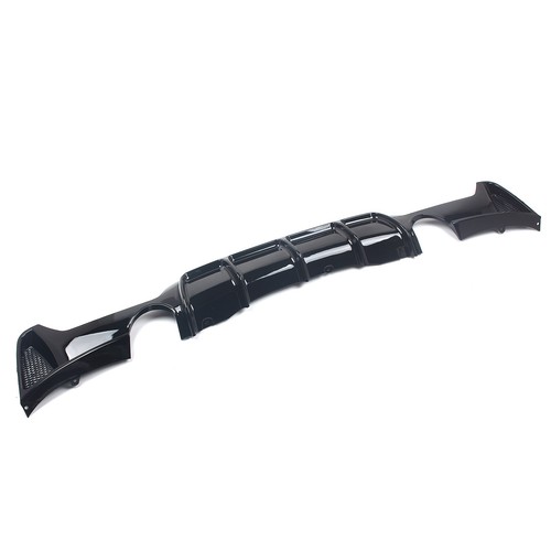 Rear Bumper Diffuser Gloss Black For 2014-2020 BMW F32 F33 F36 4 Series M Sport - Picture 2 of 12