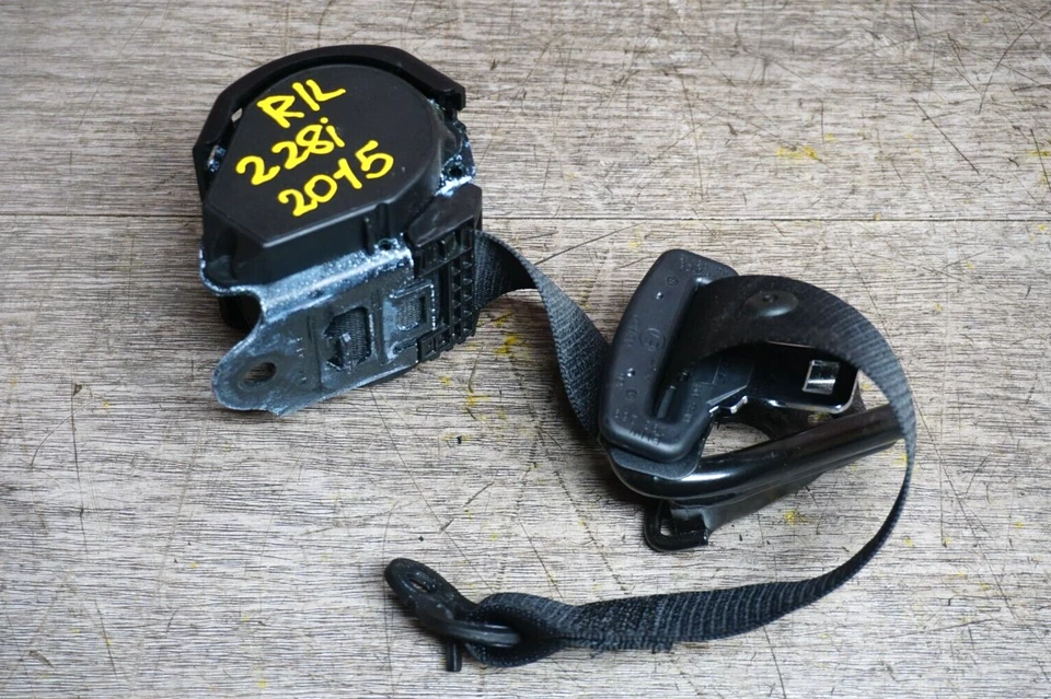 BMW 228I F23 2015-2016 convertible trasero izquierdo lado conductor cinturón retractor OEM Foto 4 de 4