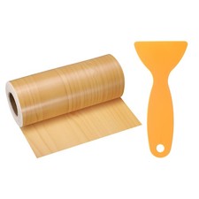 4,7" x 33&lsquo; selbstkleb. Holzreparaturfolie f&uuml;r Kirsch mit Schaber