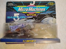 Babylon 5 Micro Machines Collection 4 1994 3-Pack Set Mint On Blister Card