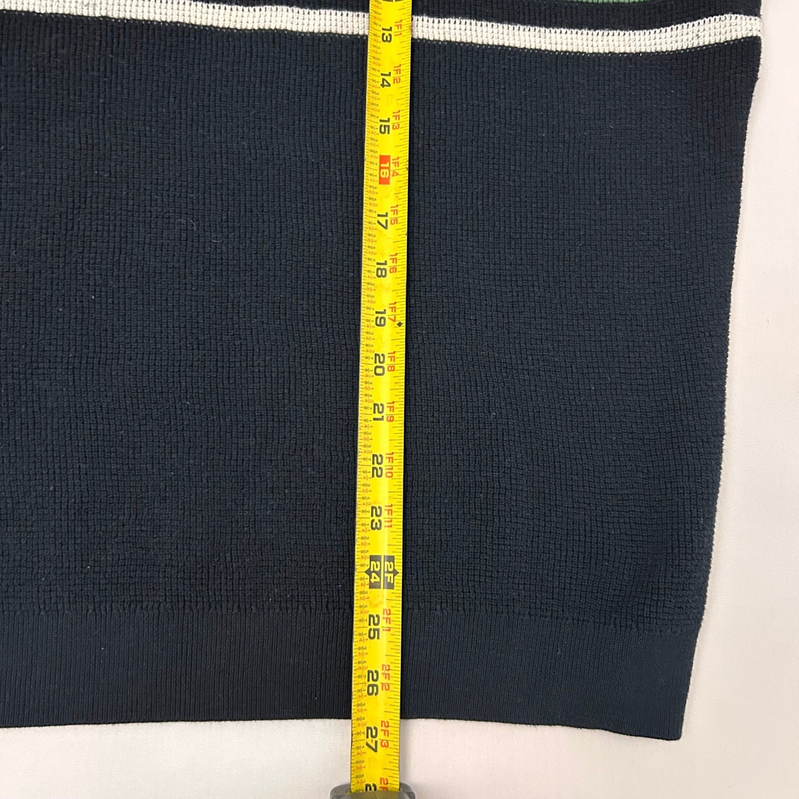 Outerknown Nostalgia Mens XL Retro Rainbow Striped Waffle Knit Crewneck Sweater