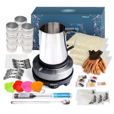 DIY Candle Making Kit with Wax Warmer Electronic Plate, Full Set Candle