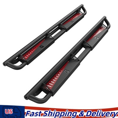 Running Boards for 2007-2018 Jeep Wrangler JK 4 Door Drop Step Side Nerf Bar