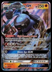 Carracosta GX SM239 Black Star Promo Holo