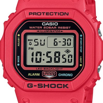 Casio G-Shock DW-5600EP-4JF Energy Pack Red Watch Japan New