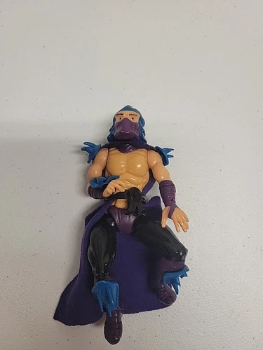 1988 TMNT Shredder W/Cape & Belt Vintage Mirage Studios Playmates Action Figure
