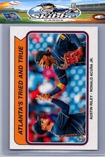 2023 Topps Heritage #CC-7 Atlanta's Tried and True (Riley / Acuña Jr) Combos