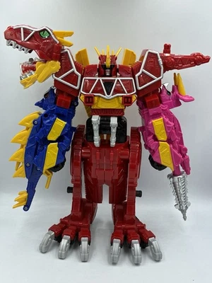 BANDAI 2015 Power Rangers DELUXE SUPER CHARGE DINO CHARGE T-REX MEGAZORD Builder - Photo 1/4