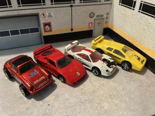 Vintage Lot Of (4) Sports Car Ferrari Porsche Lamborghini Matchbox Darda Maisto