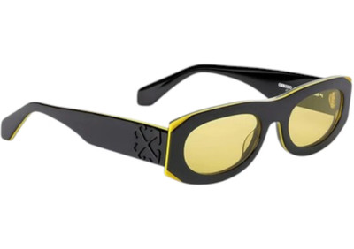 OFF WHITE Orlando Sonnenbrille Unisex schwarz gelb (One Size) *REFU304