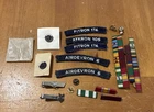 Vintage Military Ribbon Bar Lot US Navy Racks Pins Estate Find WWII