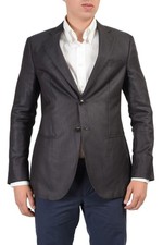 Giorgio Armani "Presidential" Silk Wool Multi-Color Checkered Blazer Sz 38 40 42