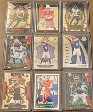NFL Rookie Card Lot. Trey Benson RC Autograph  Coleman Tyler Warren 9 Cards