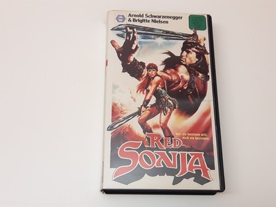 Red Sonja 1985 VHS German PAL Cannon Video Arnold Schwarzenegger Br. Nielsen