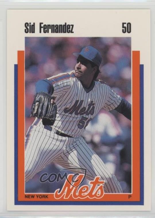 1989 Kahn's New York Mets Sid Fernandez #50 fm0