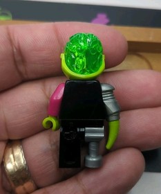 Lego Alien Conquest Cyborg PIRATE VILLAIN Minifigure 7066 Green Minifig Head
