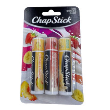 ChapStick 3 Pack Lip Balm Fruit Cream Collect...