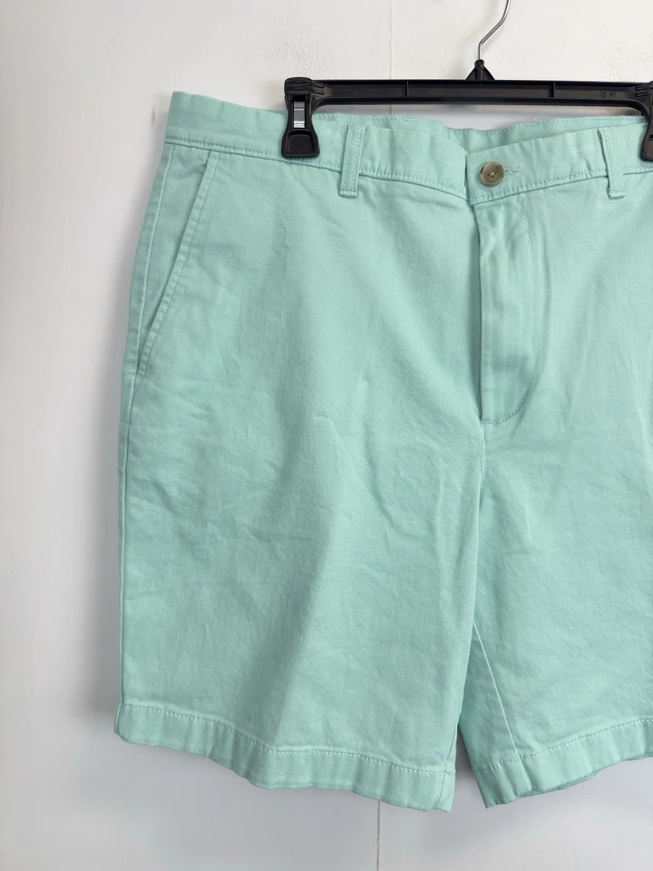 Roundtree & Yorke Cotton Shorts Men’s 38 Mint Golf Preppy Flat Front 9” - Image 2 of 4