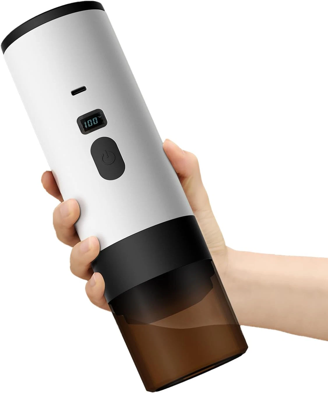 Travel-Friendly Self-Heating Espresso Maker for Camping & Office Use