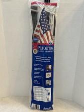 United States 3x5โ Flag & Pole Set. Polycotton. Made In USA. Grommets