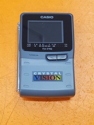 Casio TV-770 Portable Color TV Crystal Vision 2.3