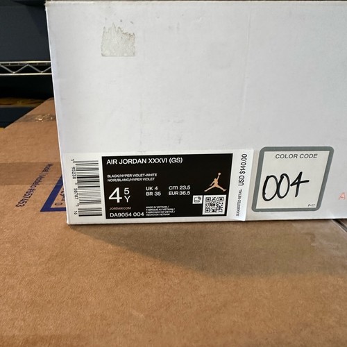 Jordan 36 Barbie 🩷 for ladies 6w or 4.5y - Picture 3 of 4