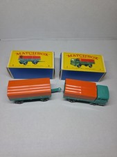 Matchbox Lesney 1 Mercedes Truck 2 Mercedes Trailer With Boxes