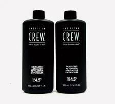 American Crew Developer 15 Vol 4.5% 16.9 oz /500ml   (2 Pack) Brand New
