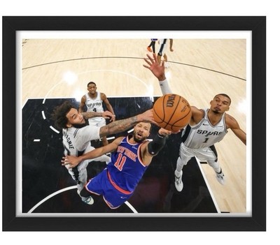 JALEN BRUNSON MVP NEW YORK KNICKS 2026 NBA CHAMPIONSHIP 8X10 PHOTO FRAMED