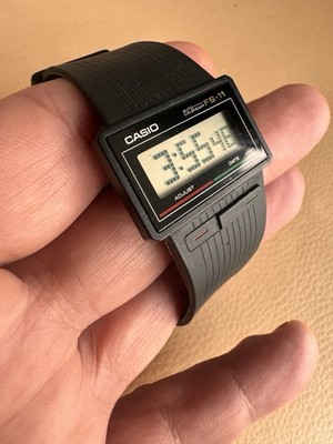 NOS Vintage Uhr Casio FS-11 Pela Digipaper Filmwatch Japan Modul 467