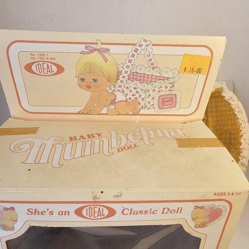 1980's Ideal Thumbelina 7" Baby Doll Rare with original Box - Picture 3 of 21
