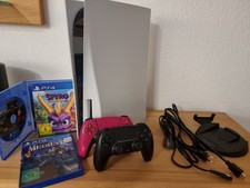 PlayStation 5 Disc Laufwerk, 2 Controller, 3 Spiele