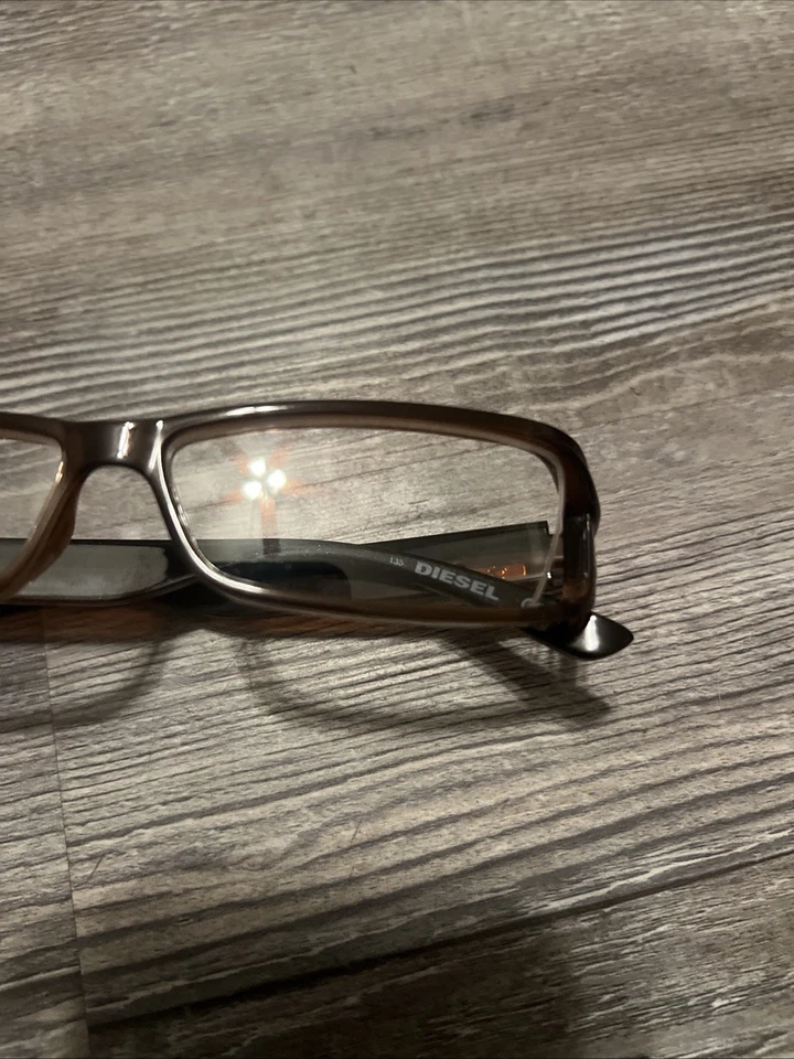 Óculos Diesel DV 0111 Feminino Marrom Aro Completo Armações de Óculos de Plástico - Imagem 3 de 4