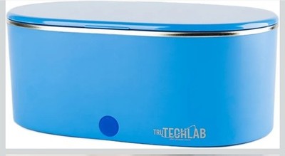 Tru Techlabs Ultrasonic Cleaner, Jewelry & Glasses Cleaner Blue NiB Sealed