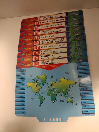 VTech World Wizard Learning System w/ 20 Double-Sided Cards Tested Works 1992 - Picture 6 of 13