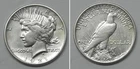X7314  1921 Peace Dollar, XF details, cleaned