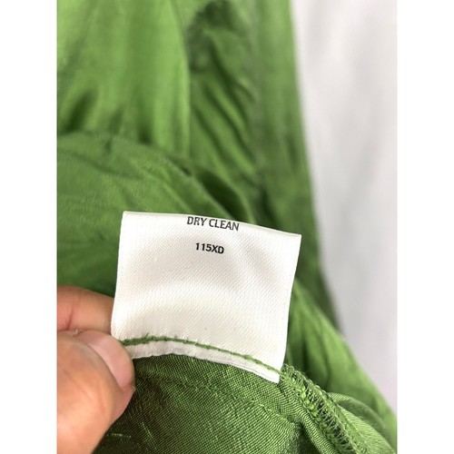 Eileen Fisher grün Seide klassischer Kragen Hemd Damen LARGE - Bild 7 von 8