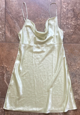 victoria's secret green slip dress Victorias Womens Cami size S Silky Pale 2009 Ladies dresses