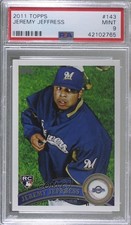 2011 Topps Jeremy Jeffress #143 PSA 9 MINT 1c7