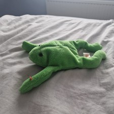 Vintage Ty The Beanie Babies Collection Frog 'Legs' Retired 1993 