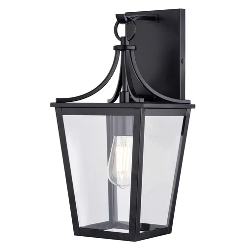 Vaxcel Lighting T0774 Cottage Grove 16" Tall Outdoor Wall Sconce - Black - Picture 1 of 6