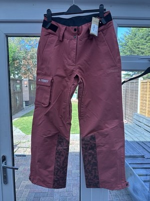 Adidas Terrex 3L Post-Consumer Nylon Schneehose LD99 Skihose Pink Uk 12 M