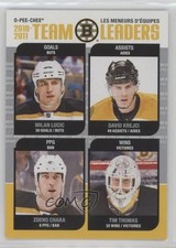 2011 O-Pee-Chee Team Leaders Zdeno Chara David Krejci Tim Thomas #TL-3 HOF 0uz9