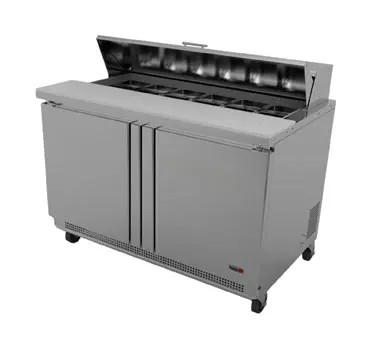 Fagor Refrigeration 48'' Sandwich/Salad Prep Table With Removable Cutting Board