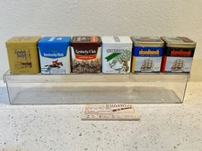 General Cigar & Tobacco Co. Empty Tins w/Box  Scandinavia,London Dock,Greenbrier