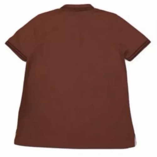 Polo Club Room para hombre rojo con ribete en contraste talla S - Imagen 3 de 5