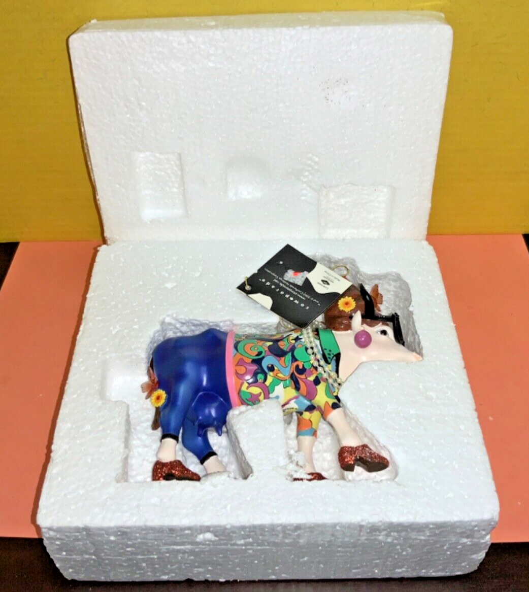 2002 Cow Parade Beehive Bovine Cow No. 9142 w/ Box - AS IS