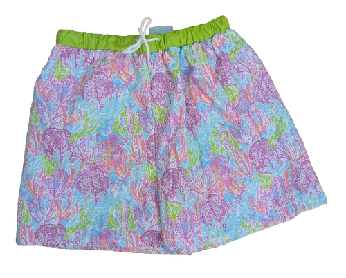 NWT THOMAS & TURNER BOUTIQUE Girls' Multi Neon Floral Casual Shorts Size XL C2