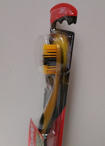 4x Colgate Toothbrush 360° Charcoal Gold Soft Infused Spiral Antigerm Bristles - Picture 6 of 11